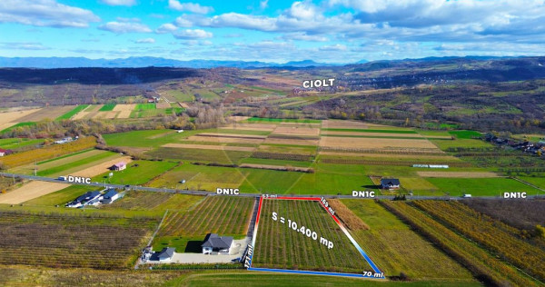 De Vanzare teren in Somcuta cu FRONT LA DN