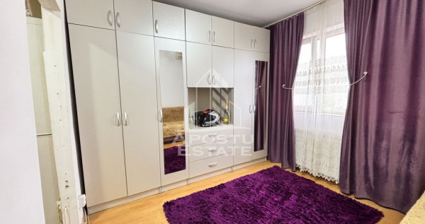 Garsoniera cocheta, mobilata si utilata, etaj intermediar...