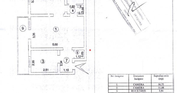 Apartament 2 camere, parter, Mazepa