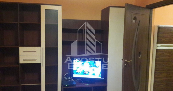 Apartament 1 camera, semidecomandat, Centrala proprie