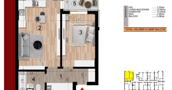 2cam studio mutare imed, 15min metrou Leonida/Berceni