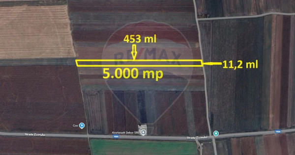 Teren Extravilan 5.000 mp Tarlungeni / Strada Zizinului