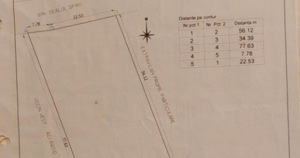 Vanzare teren Cumpana, Constanta, 2000mp