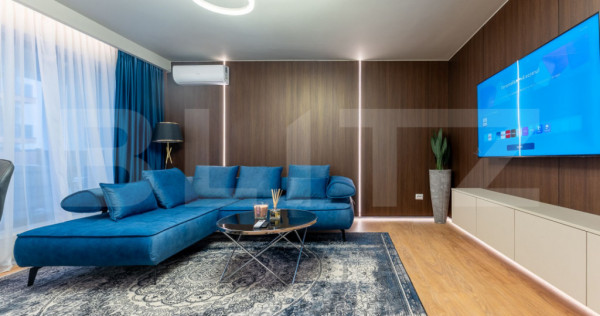 Apartament de lux, 2 camere cu terasă și parcare, zona Iul