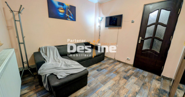 Garsonieră 17 mp, etaj parter, mobilată și utilată - Bul