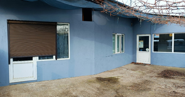 Spatiu Comercial cu spatiu de locuit si teren central