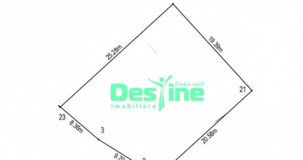 MIROSLAVA - Gaureni, teren 456 mp,