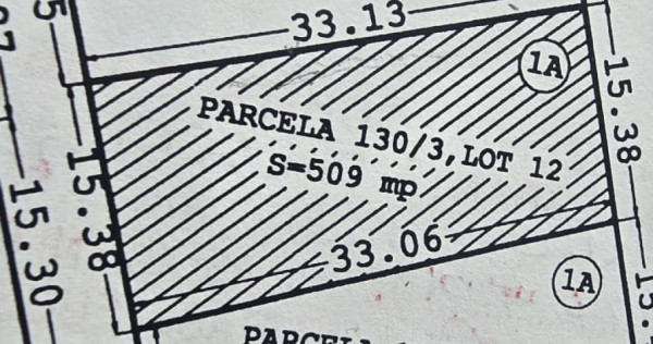 Teren intravilan 509 mp Techirghiol