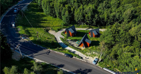 FILM! 2 Case,A frame,mobilate, accesorizate, 2.500 mp teren,