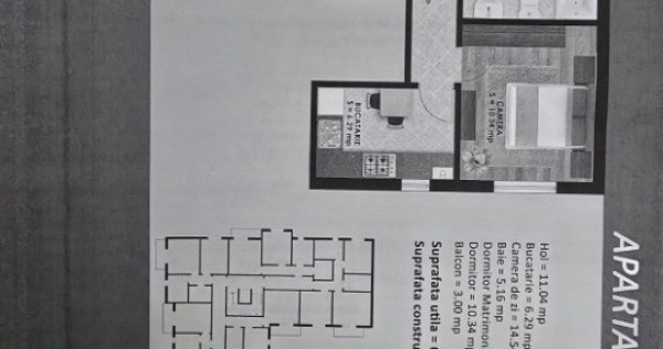 De vanzare apartament 3 camere