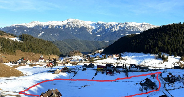 Teren intravilan 8400mp, Fundata, zona Bran - Moieciu