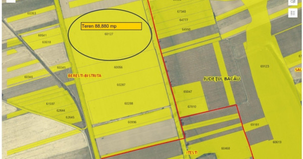 Teren extravilan 88.880 MP la E85!