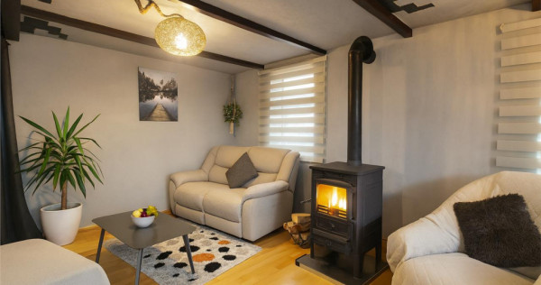 FILM3D!Cabana cu autenticitate, mobilata,utilata,teren700mp,