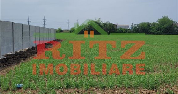 Teren intravilan 6900 mp D=65 ml, pretabil cartier rezidenti
