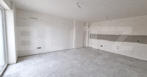 Comision 0!Apartament 2 camere,semifinisat,etaj intermediar