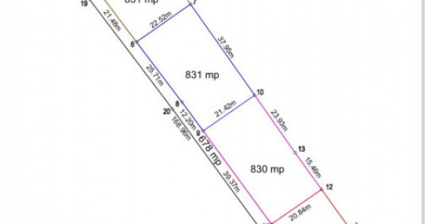 Teren pentru construcție, 40 ari, zona Exterior Sud