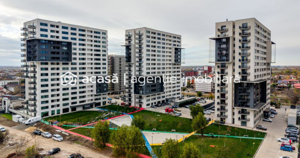 XCity Towers: 3 camere modern, etaj 2, living generos