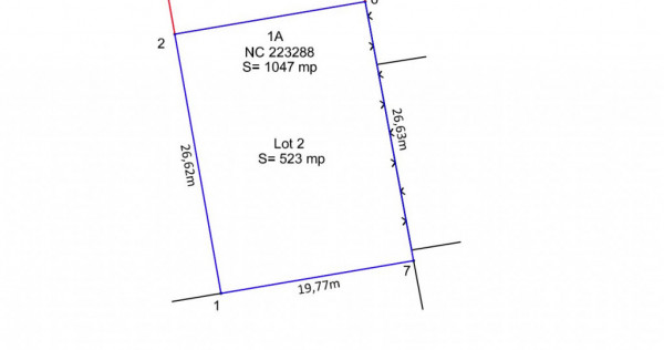Teren intravilan, deschidere 27 m, 523 mp, zona Bariera Valc
