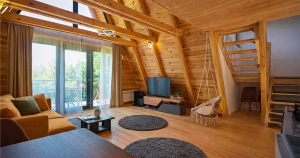 3 rezidente elegante, tip A frame, constructie 2025, Moieciu