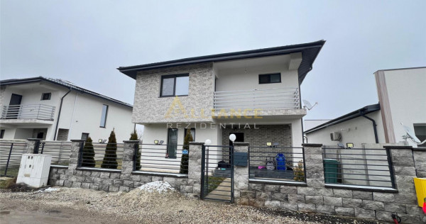 Vila individuala -4 camere -mobilata si utilata -teren 520mp