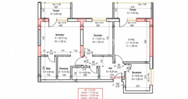 3 Camere Ideal Familie | 650 mt metrou N.Teclu