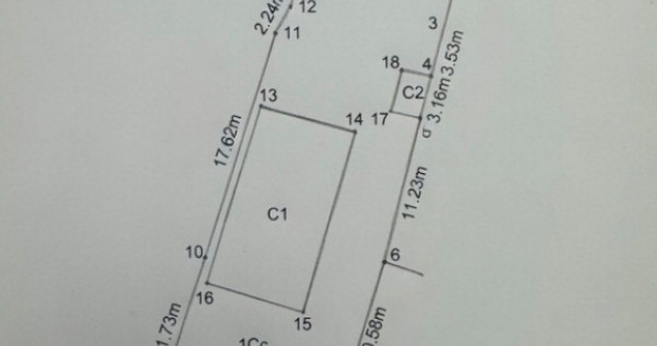 Teren 530 mp, deschidere 12,7 m, zona Siloz &ndash; langa Parcul