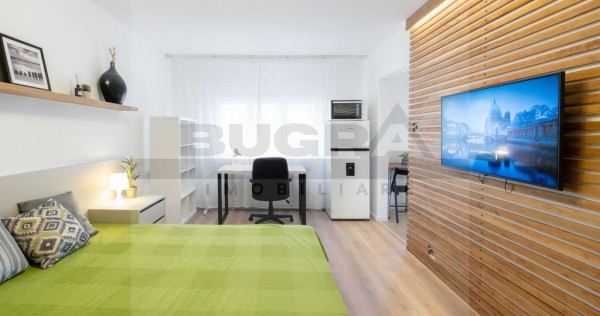 Garsoniera moderna, mobilata, zona UMF