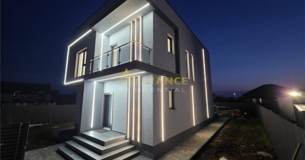 Vila individuala cu 4 camere 3 bai teren 364mp