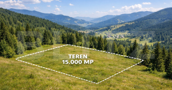 Teren extravilan de 15000 mp &icirc;n loc Gura Glodului, ocazie u