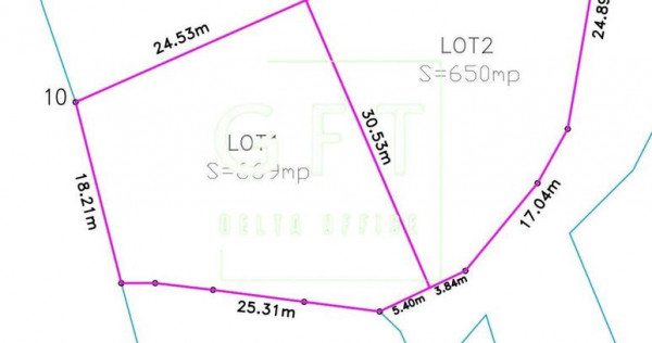Terenuri de v&acirc;nzare, 650- 669 mp &ndash; Strada D&acirc;mbului | ...