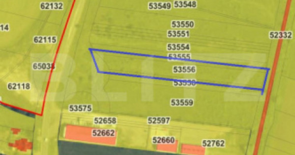 Teren intravilan 3.695mp pe DN15 la intrare in Reghin