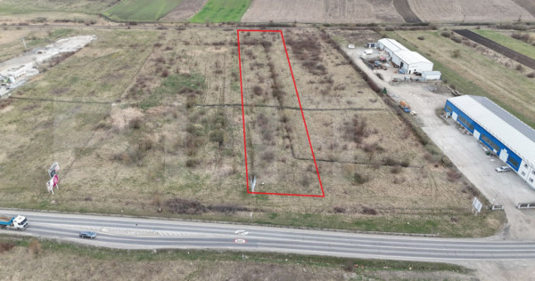 Teren intravilan 3.695mp pe DN15 la intrare in Reghin