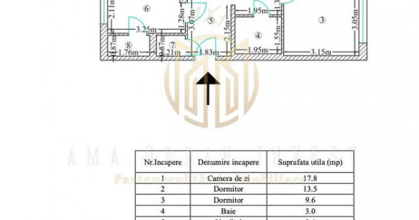 Rahova - Teiuș | 3 Camere DECOMANDAT | 2 Balcoane | Part...