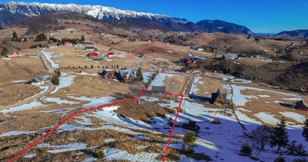 Comision 0%| Teren intravilan Sirnea 3756 mp| Priveliste ...