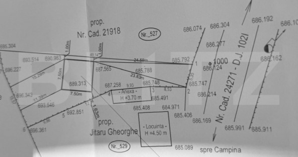 Teren intravilan de v&acirc;nzare &ndash; Valea Doftanei