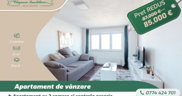 Apartament cu 2 camere, zona Intim, Arad