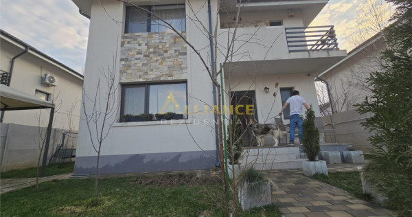 Casa individuala mobilata si utilata - 110 mp utili-700 m de