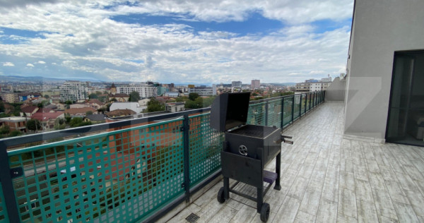 Apartament modern cu 3 camere, 68 mp, 2 bai, terasa 50 mp, g