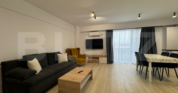 Apartament o camera, LUX, 45mp, parcare subterană, zona USA