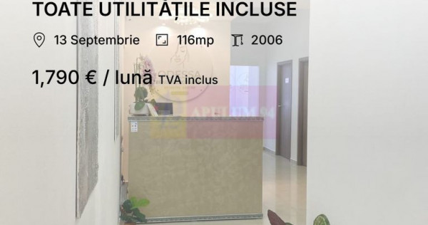 Spatiu 116 mp, 5 Camere + Recepție | TOATE UTILITĂȚILE...