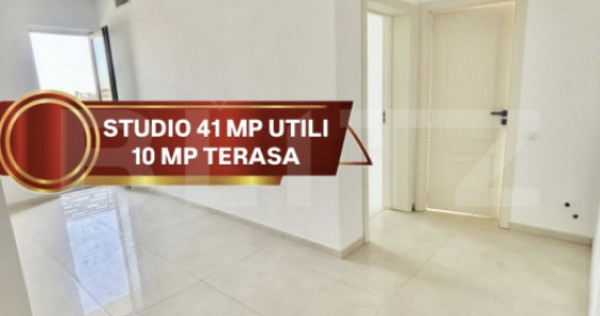Apartament STUDIO 41 mp utili + 9,81 mp Terasa, ZONA ESSO GI