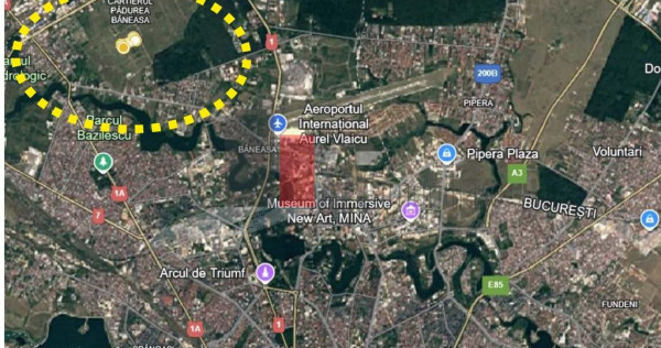 Teren cartier Padurea Baneasa