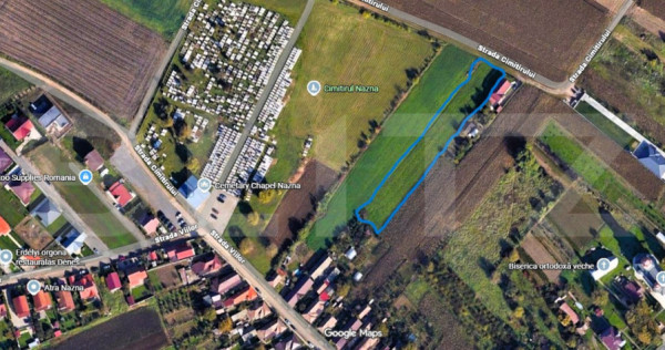 Teren intravilan 2.512 mp (25 ari) &icirc;n Nazna &ndash; ideal pentr