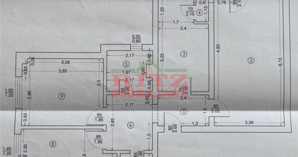 Nou! Ap. 3 cam., S=76 mp, garaj, zona CEC!