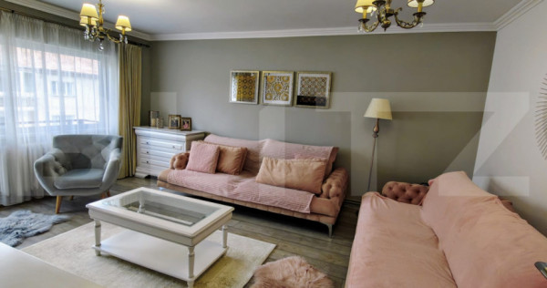 Apartament spațios cu 4 camere, complet mobilat și renovat