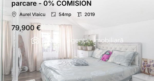 Apartament cu 2 dormitoare și loc de parcare - 0% COMISION
