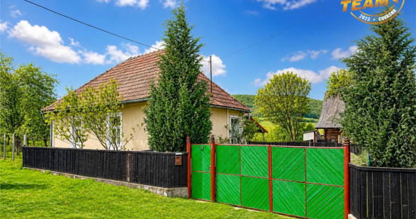 Casa cu farmec rustic teren privat de 3.315 mp, Borosneul