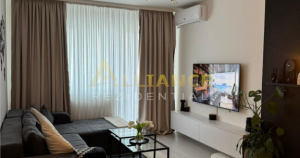 Apartament 2 camere decomandat de 58 mp etaj 5/6 mobilat