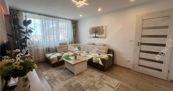 Apartament renovat cu 3 camere in zona Rahovei din Sibiu