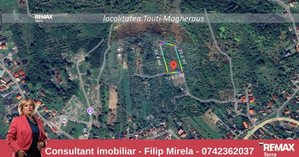 OPORTUNITATE - teren cu priveliste in Tauti Magheraus